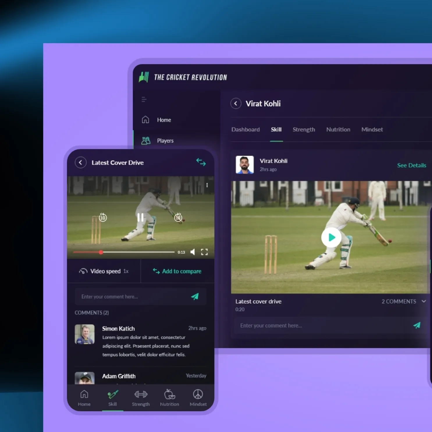 Panorbit - Our Works - Tech - The Cricket Revolution App