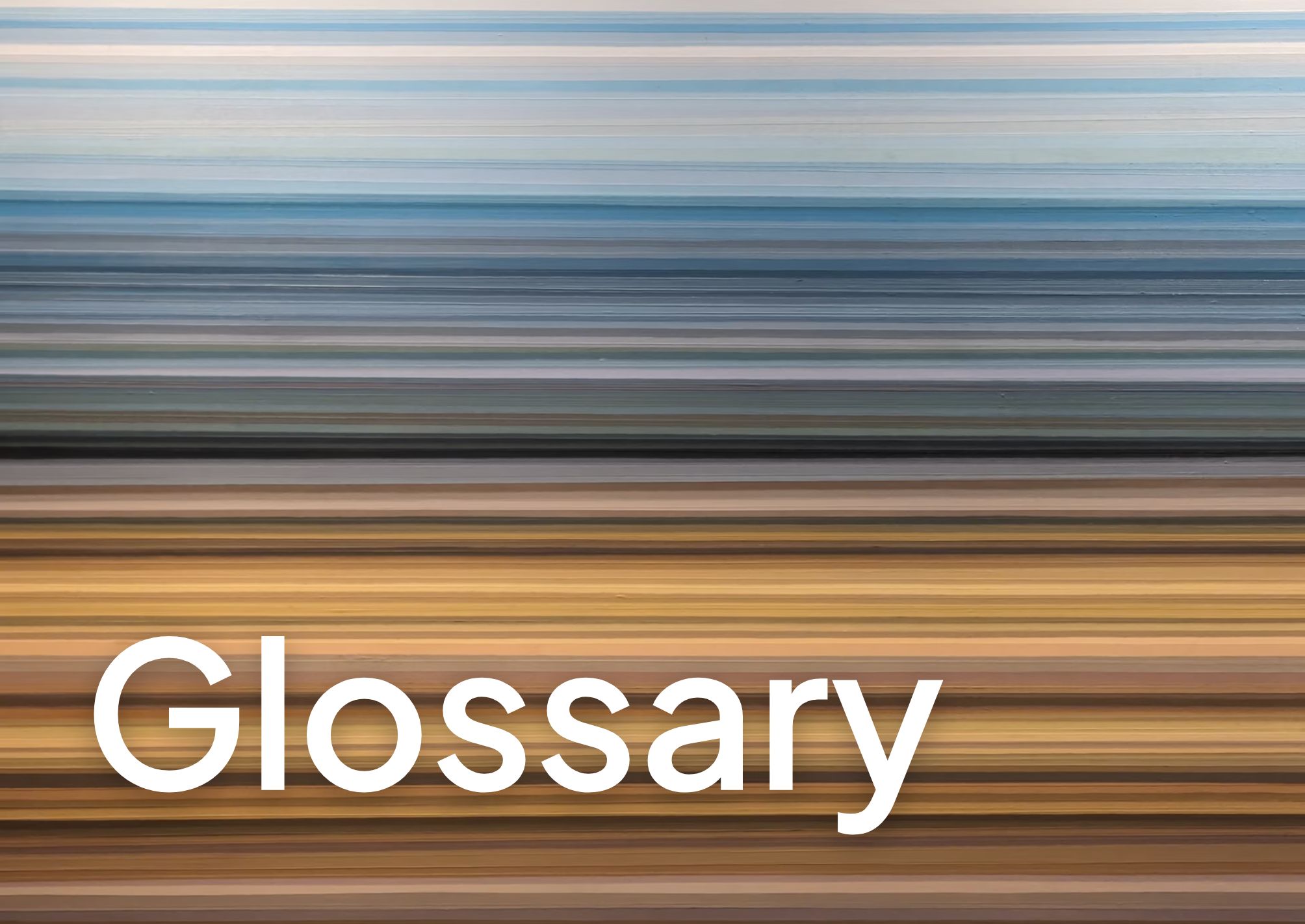 Panorbit - Glossary
